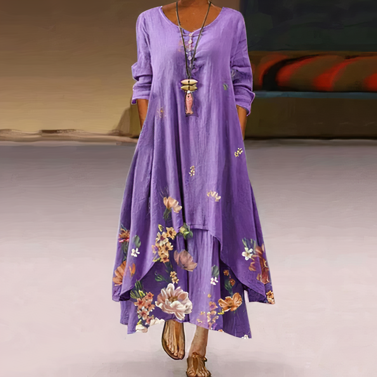 Elegant Cotton Dress – Sustainable, Breathable, All-Season Wardrobe Essential