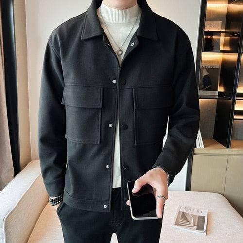 Men's warm casual coat