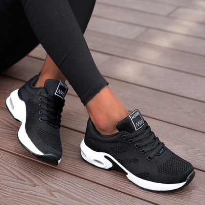 Women's Lightweight Orthopedic Running Shoes - Breathable Cushioned Athletic Sneakers