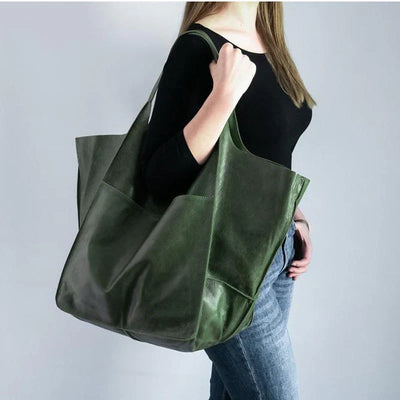 Women’s Shoulder Bag – Oversized Design – Smooth Finish