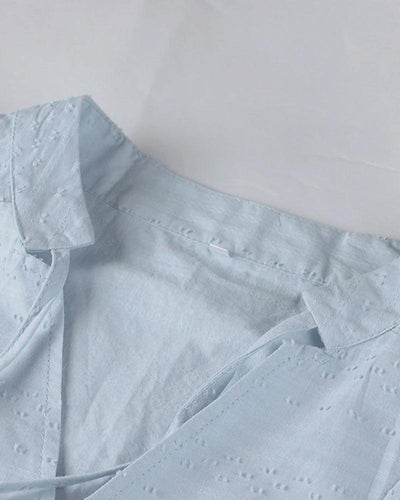 Elegant Long-Sleeve Shirt Dress for Women