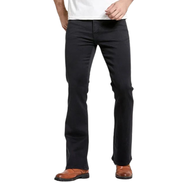Men’s Bootcut Jeans - Stretch Denim - Five-Pocket Design - Comfortable Fit