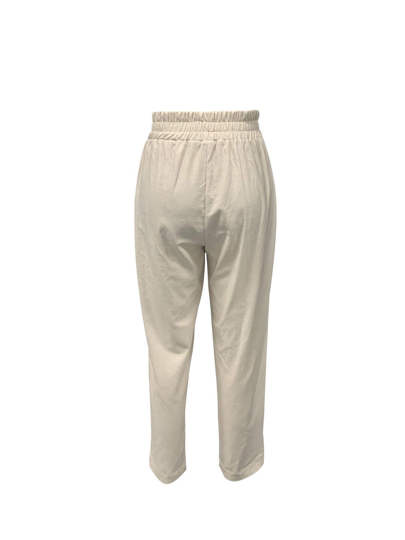 Women's Jogger Trousers - Breathable Cotton - Relaxed Fit - Drawstring Waist - Cuffed Ankles