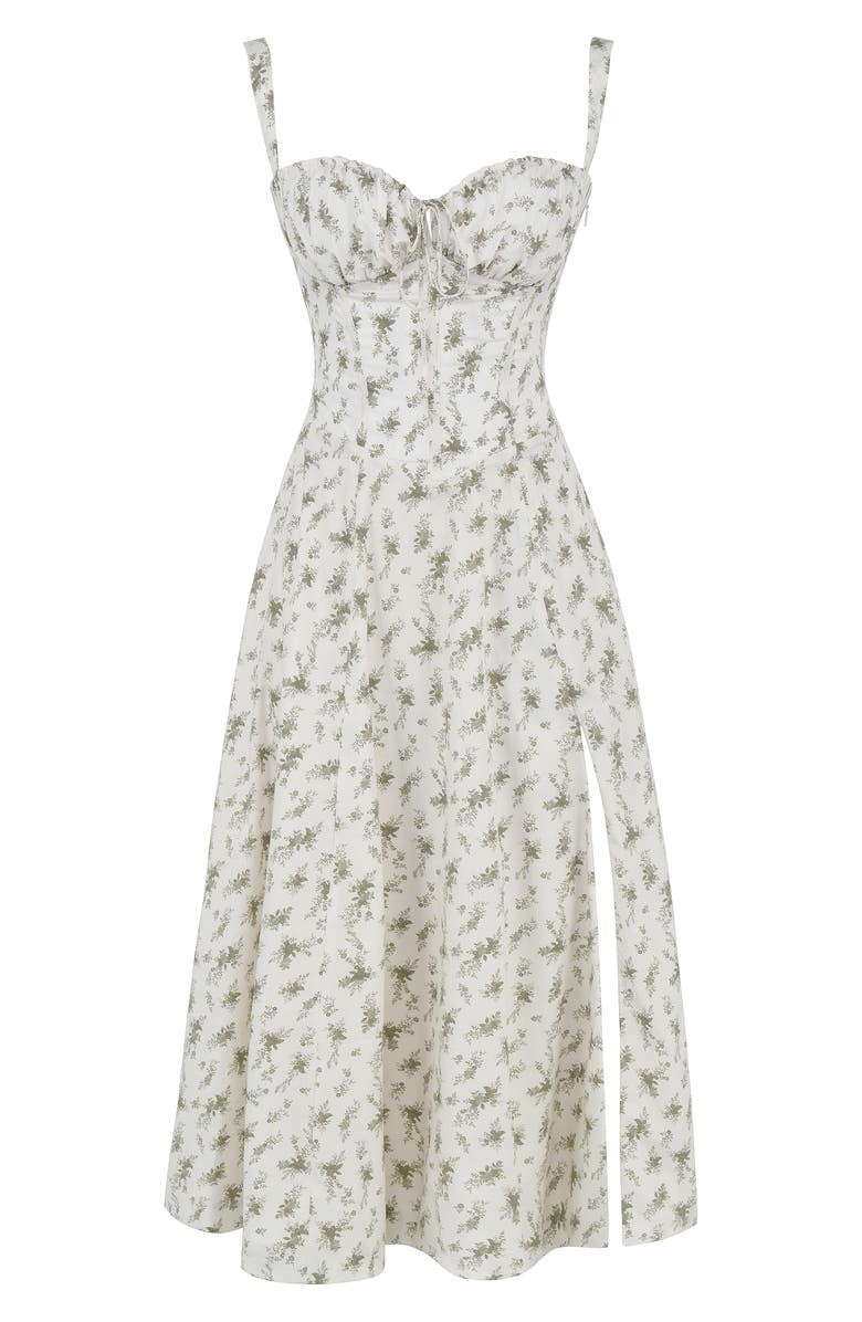 Printed Bustier Dress - Thea Sustainable Polyester Blend