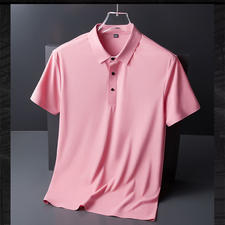 Men’s Polo Shirt – Classic Fit – Breathable Blend – Soft Touch – Button Placket