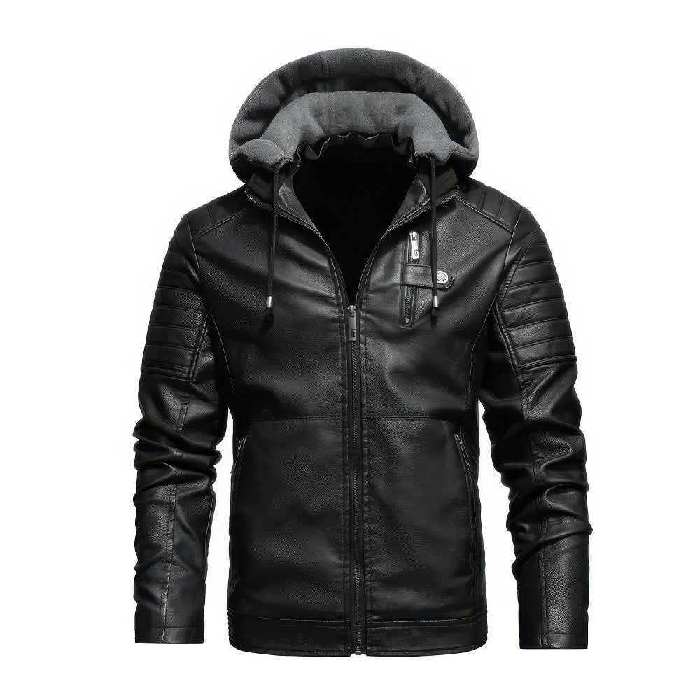 Men's casual hooded coat