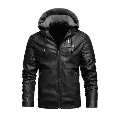 Men's casual hooded coat