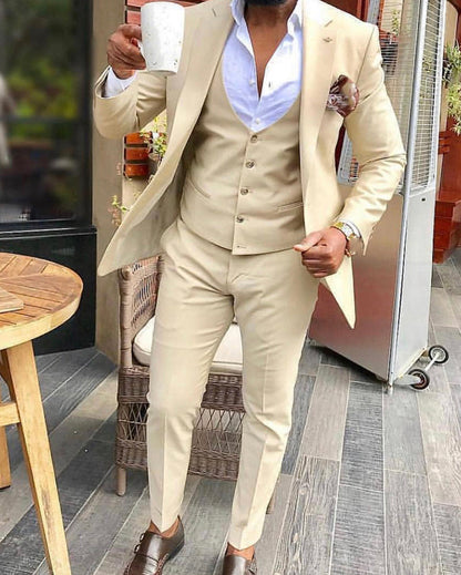 Men's Classic Fit Suit - Comfortable Formal Wear for Men