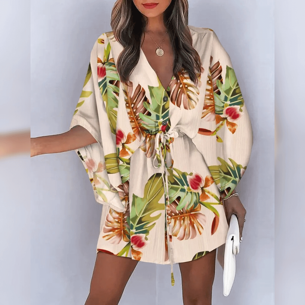 Elegant Summer Dress - Lightweight, Breathable, Sustainable Fabric for All-Day Comfort