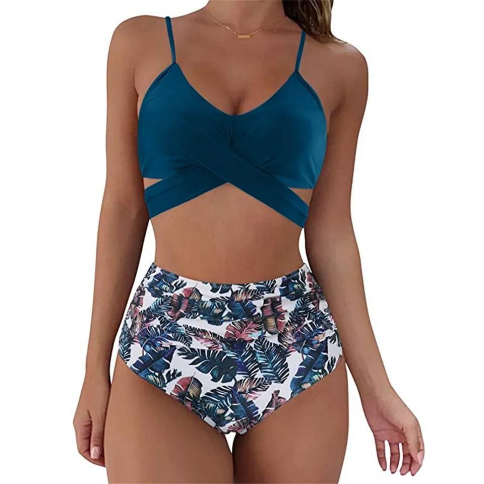 High-Waisted Bikini Set for Women – Elegant & Timeless Swimwear