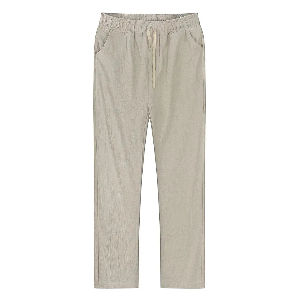Men’s Chino Trousers - Slim Fit - Lightweight - Breathable Casual Wear