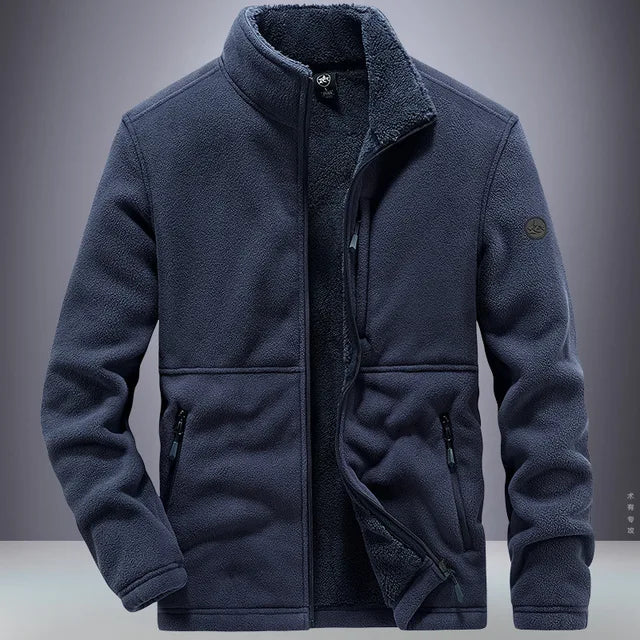 Roma – Casual fleece lange mouw jas