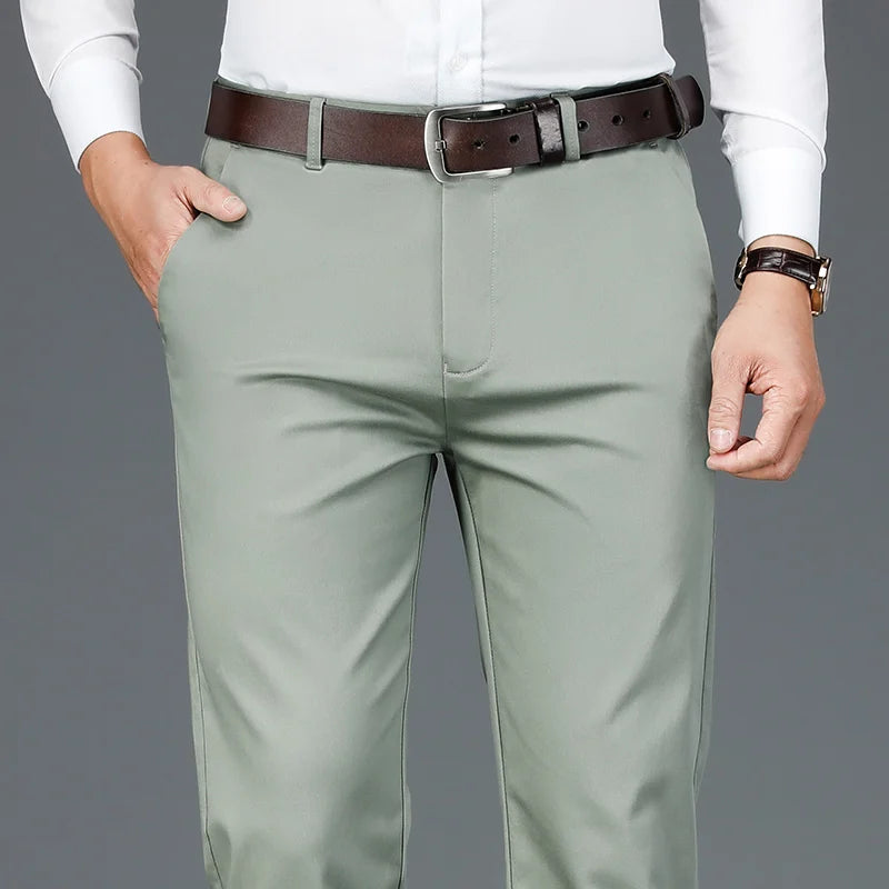 Larson - heren smart casual broek