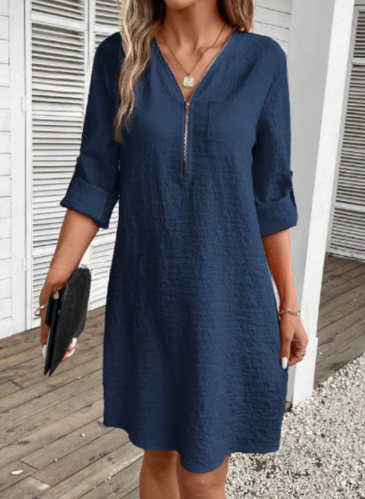 Women's Summer Dress – Short Sleeve Casual Elegant Dress