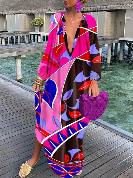 Women’s Summer Dress - Elegant Printed Dress for Women