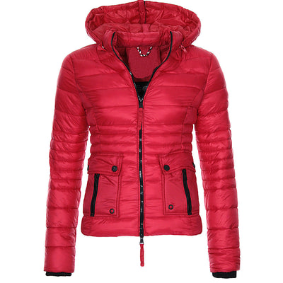 Women's winter jacket with hood