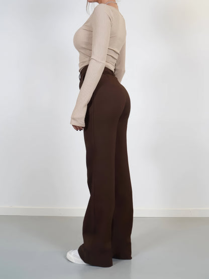 Stylish women's wide leg trousers