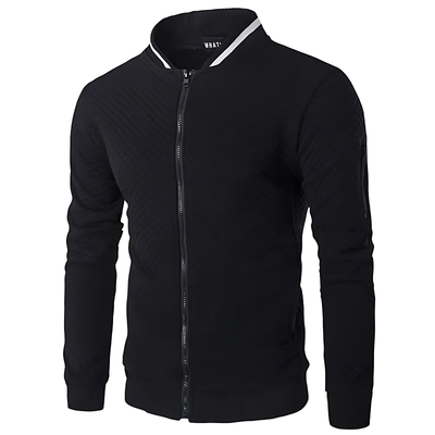 Men's Bomber Jacket - Lightweight, Breathable, All-Season Athleisure Style