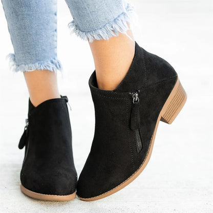 Women's Leather Ankle Boots | Stylish & Comfortable