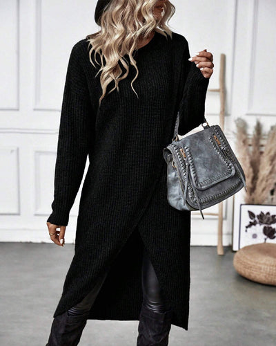 Solid Color Midi Dress in Soft Fabric for Everyday Wear