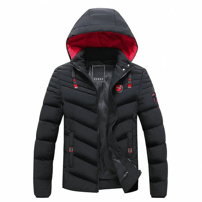 Mens windproof winter jacket