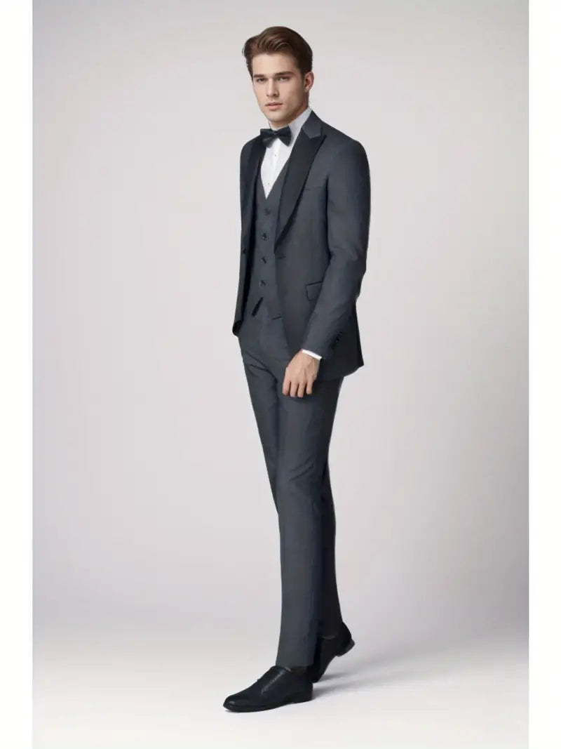 Men's Breathable Luxury Suit - Formal Business Suit for Men