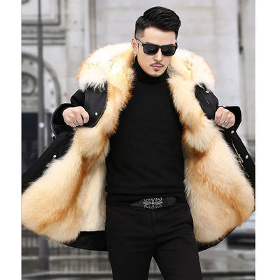 Men's Winter Parka with Hood - Warm, Stylish, Waterproof, Insulated Outerwear