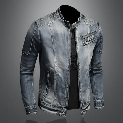 Men's winter denim jacket