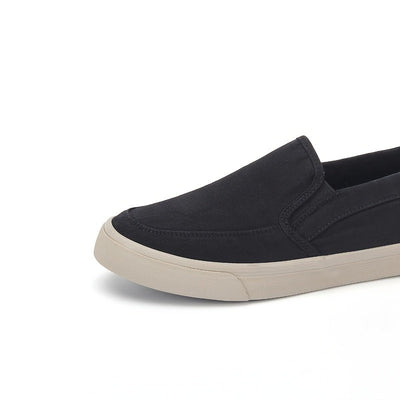 Men’s Loafers – Classic Slip-On – Smooth Leather Look – Rounded Toe – Office Wear