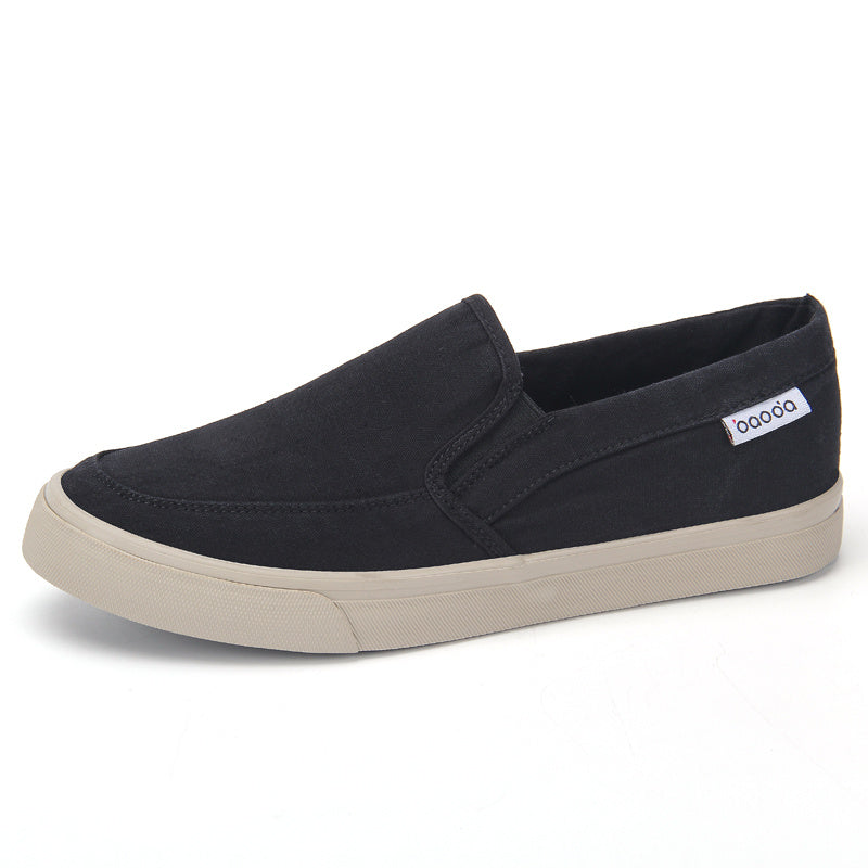 Men’s Loafers – Classic Slip-On – Smooth Leather Look – Rounded Toe – Office Wear