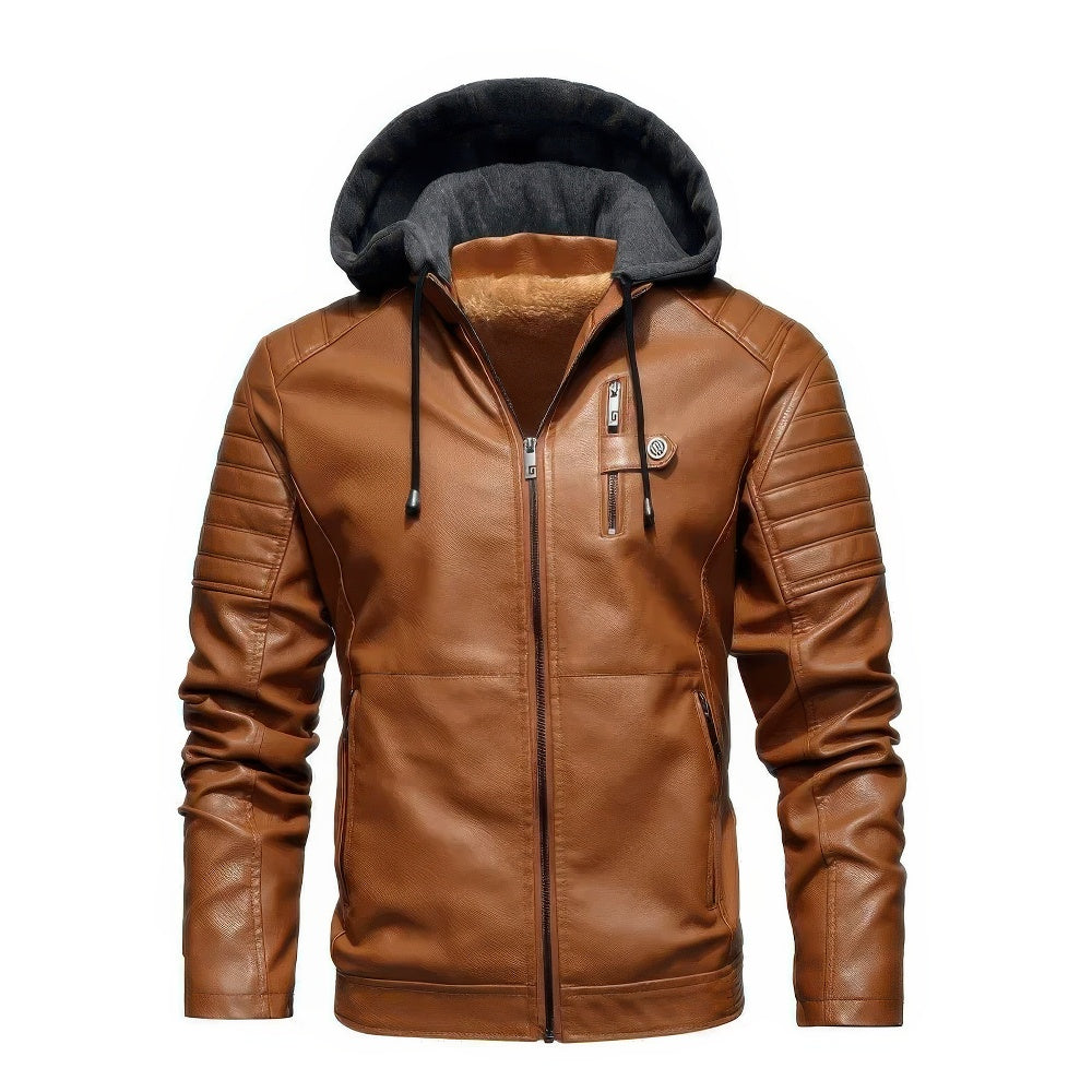 Men's casual hooded coat