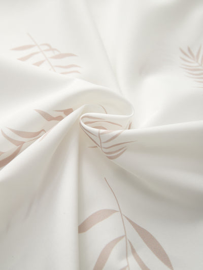 Tropical leaf two-piece outfit for men