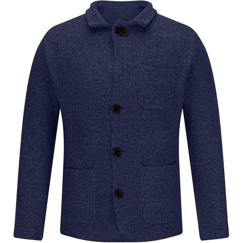 Men’s Blazer – Slim Fit – Wool Blend – Notched Collar – Tailored Casual Jacket