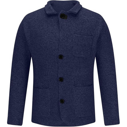 Men’s Blazer – Slim Fit – Wool Blend – Notched Collar – Tailored Casual Jacket