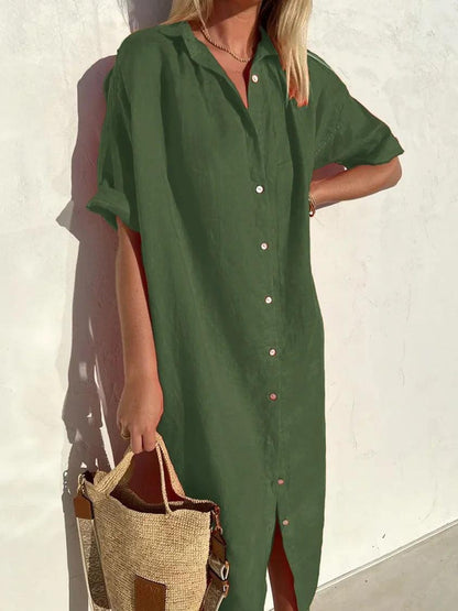 Oversized Casual Dress for Women - Long Sleeve, Loose Fit