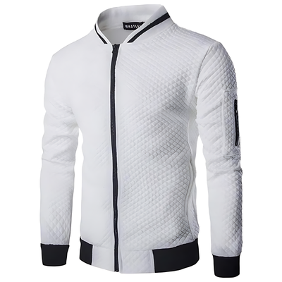 Men's Bomber Jacket - Lightweight, Breathable, All-Season Athleisure Style