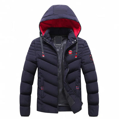 Mens windproof winter jacket