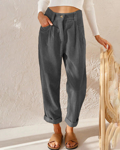 Women's corduroy pants for women