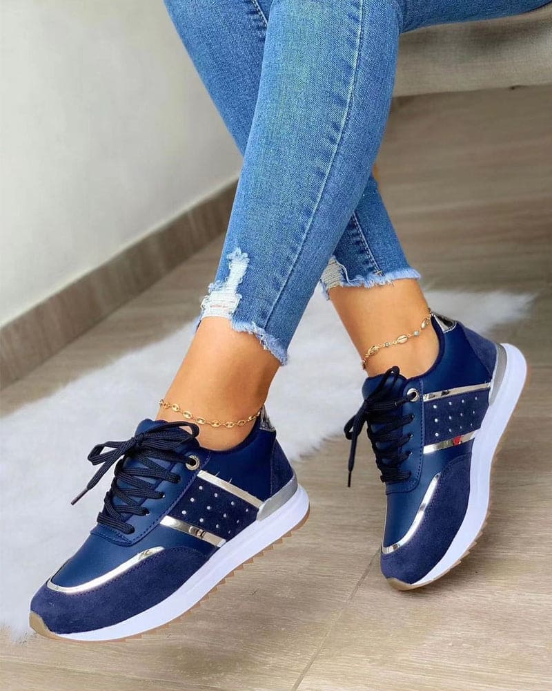 Women's Casual Sneakers - Comfortable Lightweight Walking Shoes