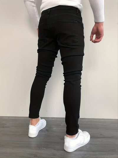 Men's Skinny Jeans - Slim Fit Stretch Denim - Modern Casual Wear