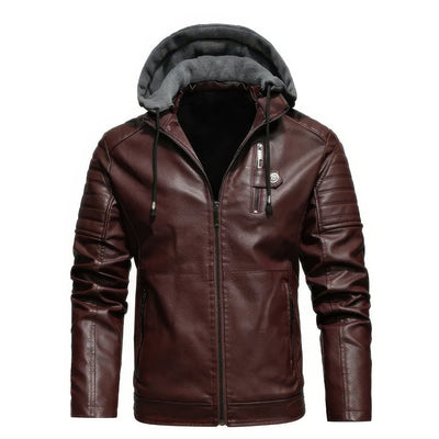 Men's casual hooded coat