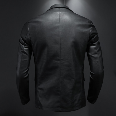 Men's jacket with turned-up collar