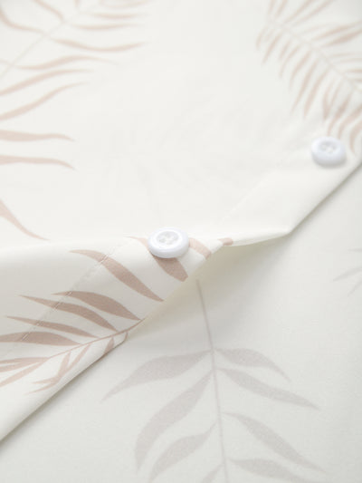 Tropical leaf two-piece outfit for men