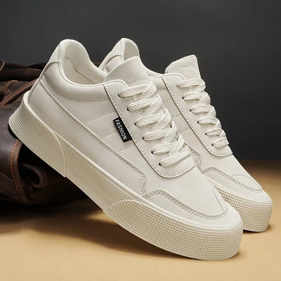 Men’s Casual Sneakers - Low-Top Lace-Up - Durable Grip Sole