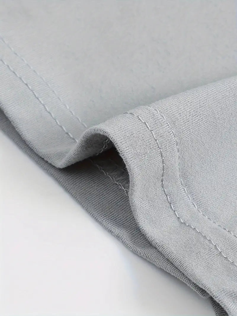 Men’s Color Block T-Shirt - Crew Neck - Short Sleeve - Casual Breathable Fit
