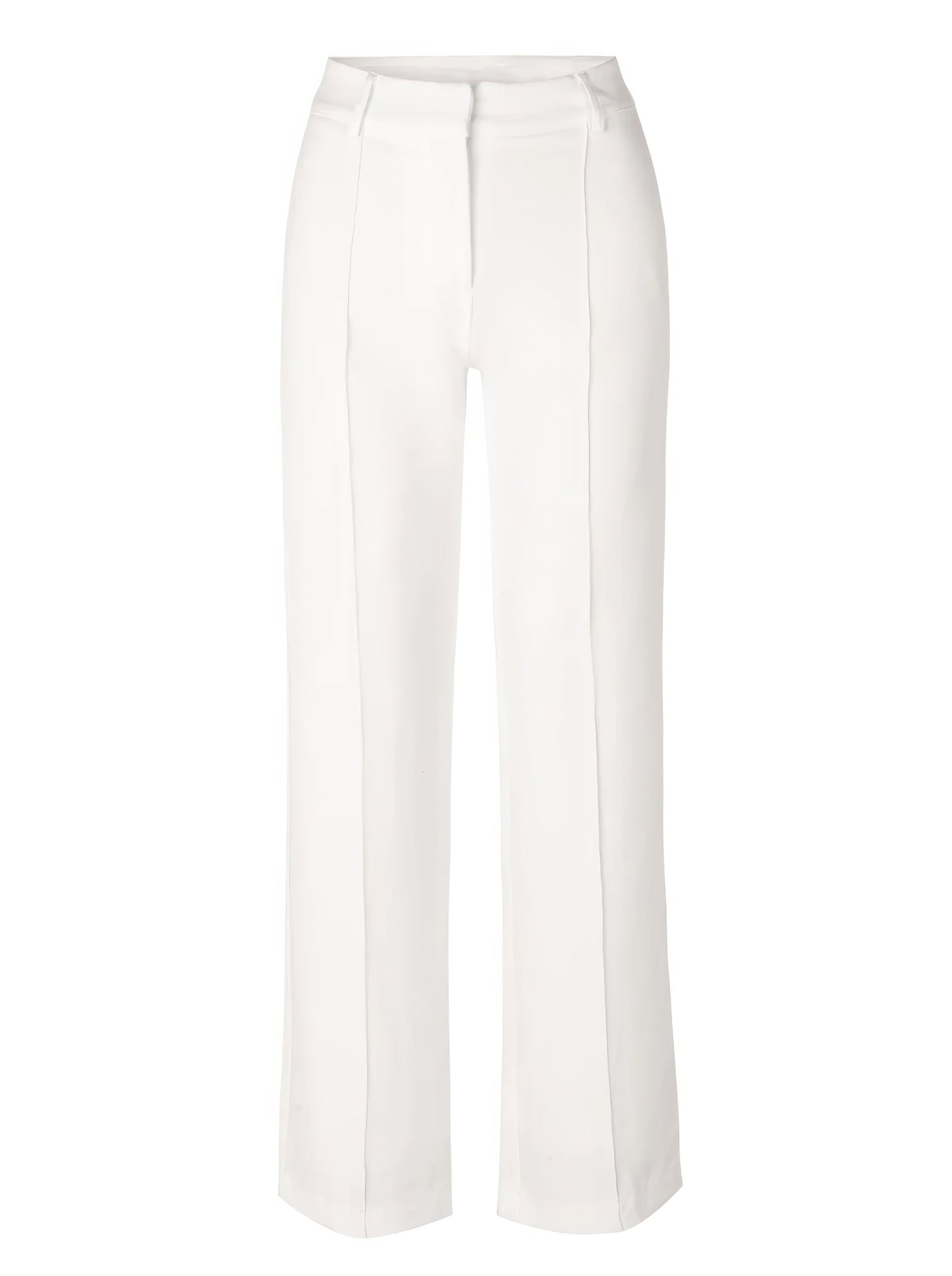 Women's High-Waisted Wide-Leg Trousers - Tailored Fit - Full Length - Elegant & Versatile