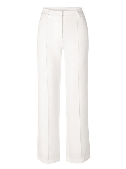 Women's High-Waisted Wide-Leg Trousers - Tailored Fit - Full Length - Elegant & Versatile