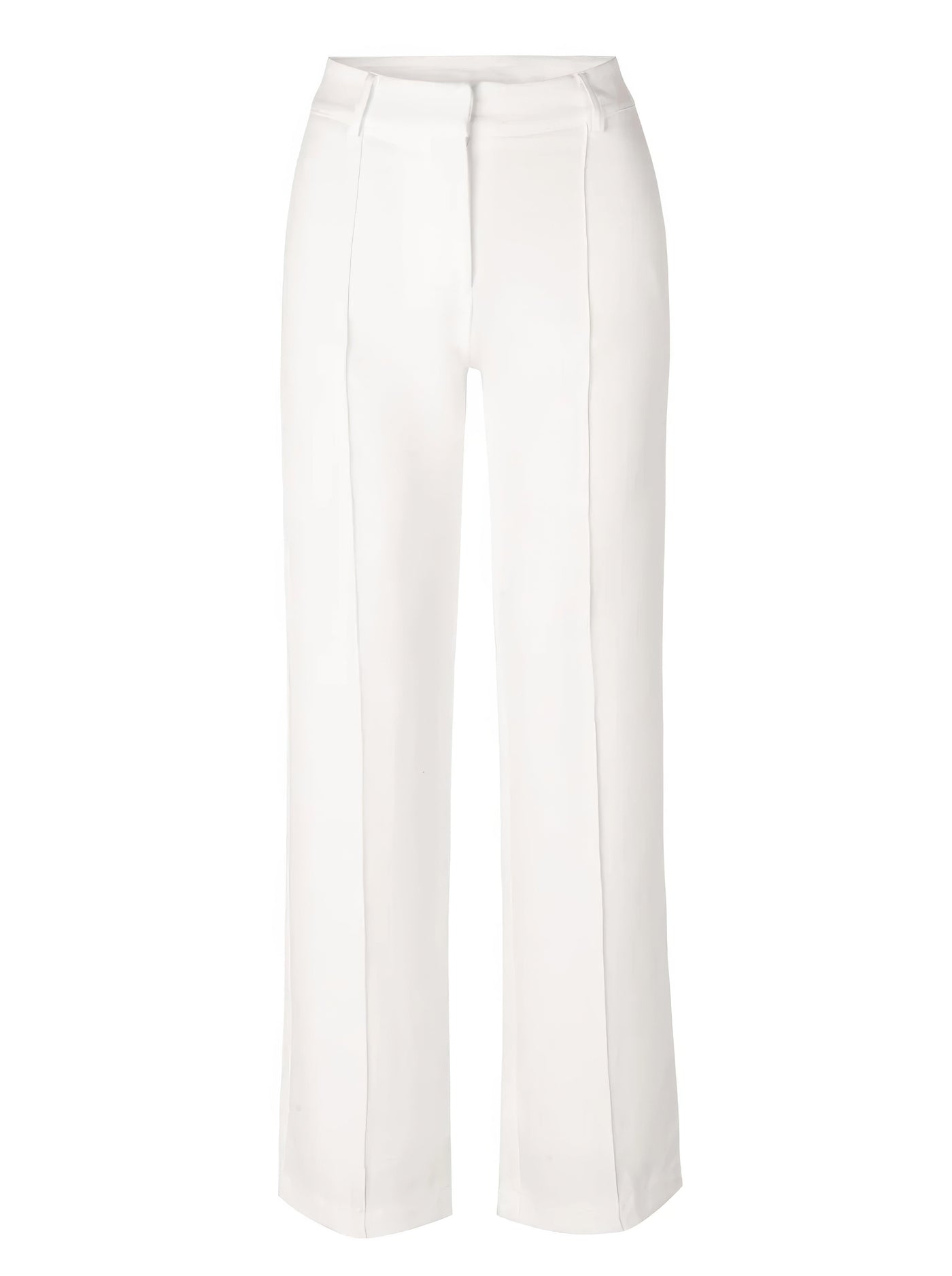 Women's High-Waisted Wide-Leg Trousers - Tailored Fit - Full Length - Elegant & Versatile