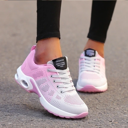 Women's Lightweight Orthopedic Running Shoes - Breathable Cushioned Athletic Sneakers