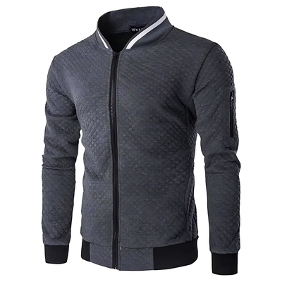 Men's Bomber Jacket - Lightweight, Breathable, All-Season Athleisure Style